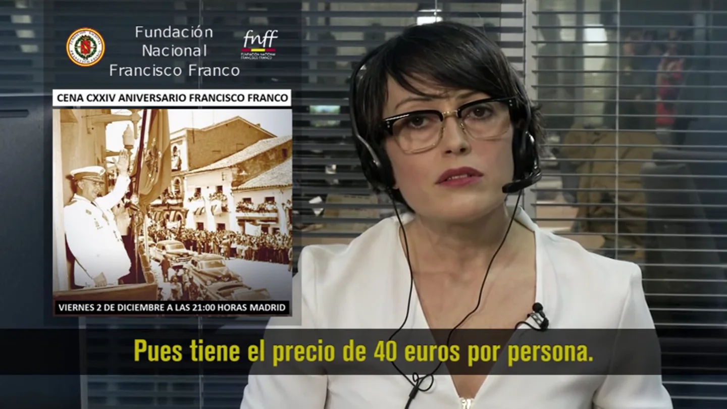 Thais Villas, 'apuntada' a la cena-homenaje de la Fundación Francisco Franco Thais Villas, 'apuntada' a la cena-homenaje de la Fundación Francisco Franco