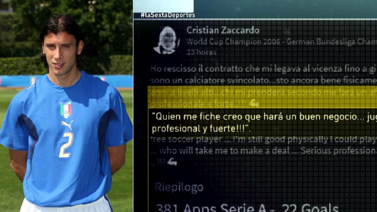Cristian Zaccardo busca trabajo a trav&eacute;s de Linkedln