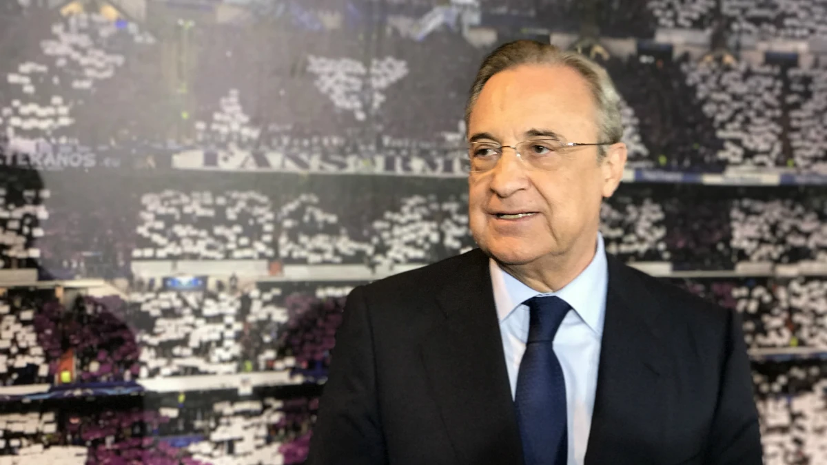 Florentino Pérez, en un acto