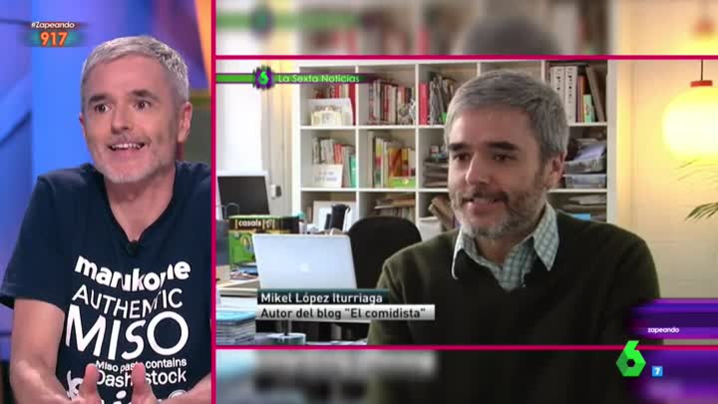 Mikel L&oacute;pez Iturriaga, en Zapeando
