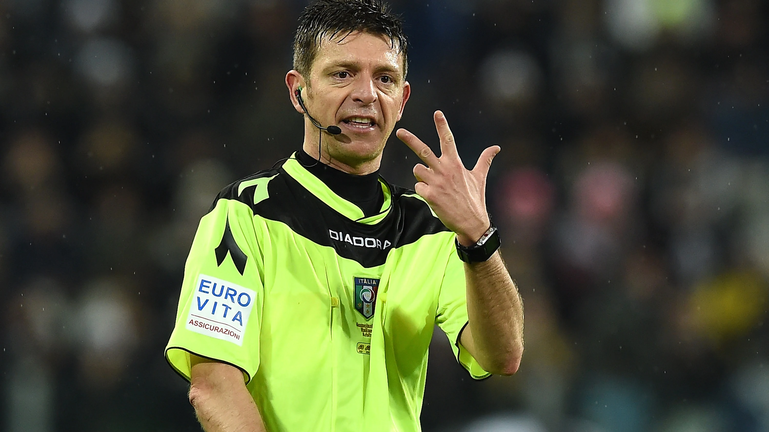El colegiado italiano Gianluca Rocchi