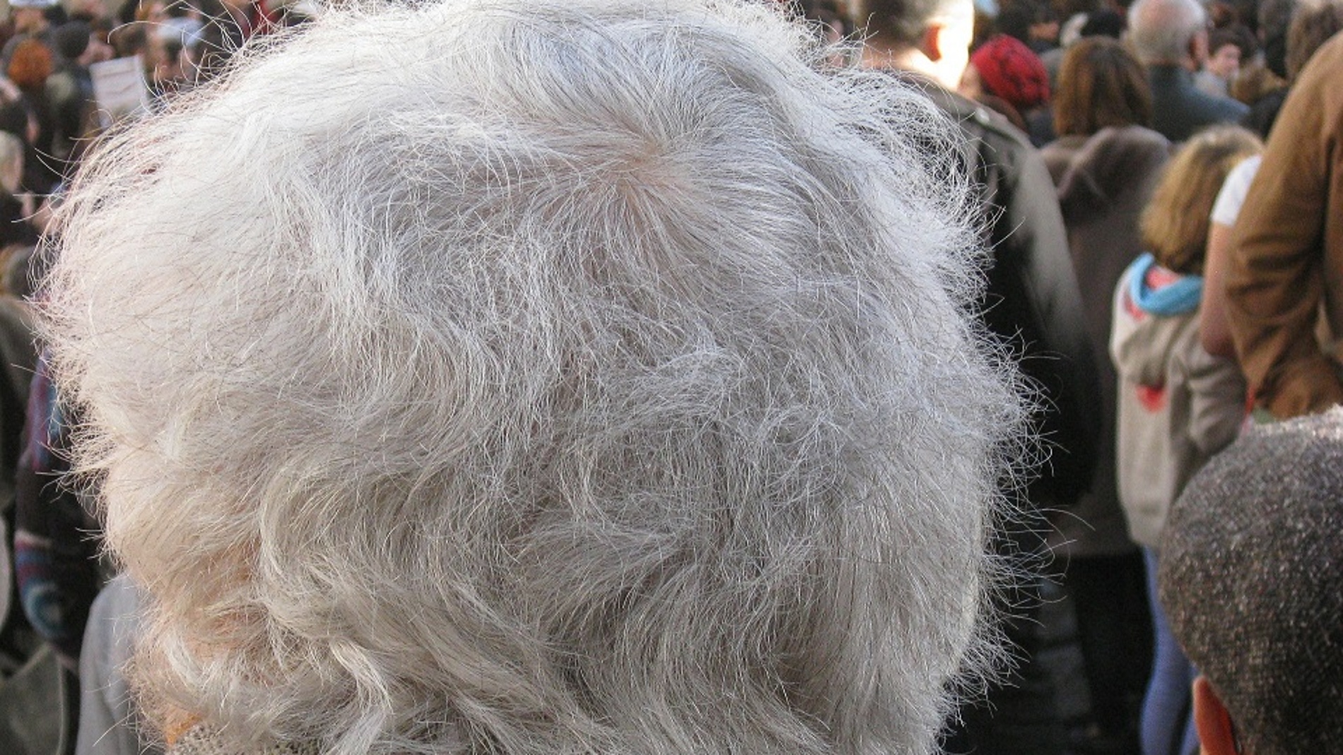 Hombre con canas