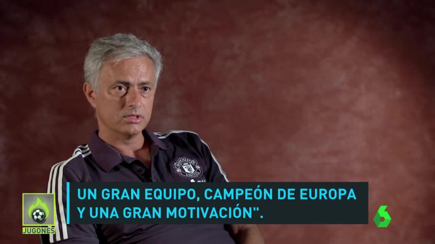 Jos&eacute; Mourinho, t&eacute;cnico del Manchester United