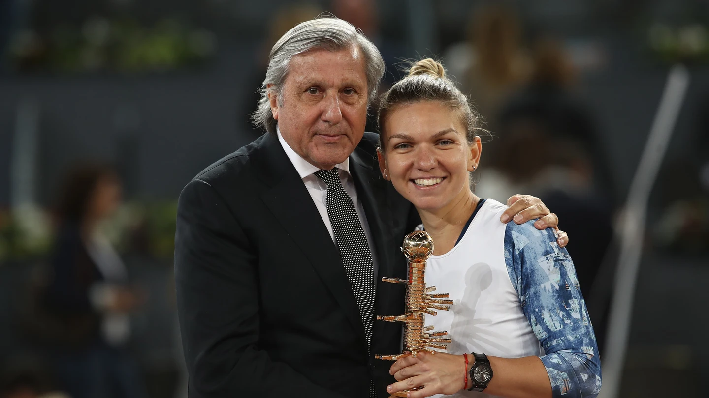 Ilie Nastase en el Mutua Madrid Open Ilie Nastase en el Mutua Madrid Open