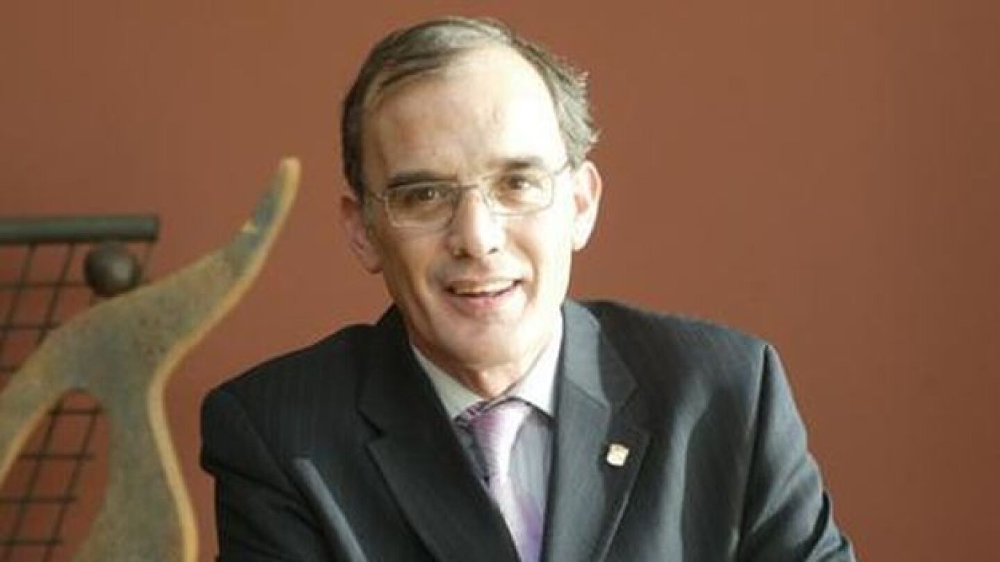 Marcelino Mat&eacute; durante una conferencia