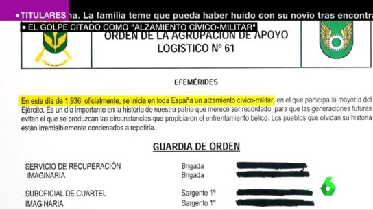 Piden el cese de un coronel de Valladolid por conmemorar como "c&iacute;vico militar" el golpe de Estado del 36