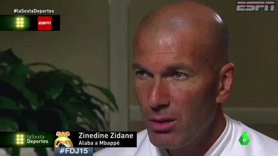 El técnico del Real Madrid, Zinedine Zidane El técnico del Real Madrid, Zinedine Zidane