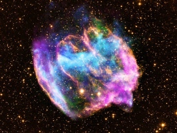 Imágenes de una supernova