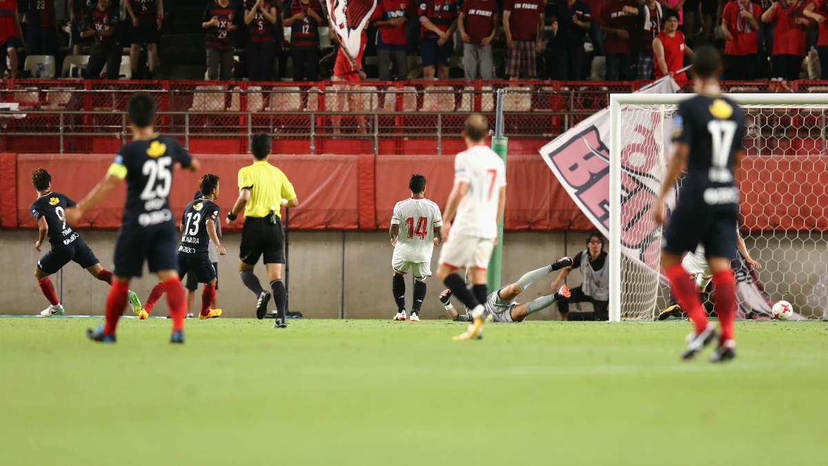 El Kashima marca un gol al Sevilla El Kashima marca un gol al Sevilla