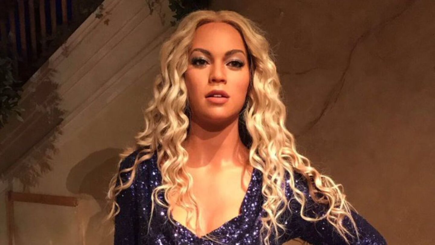 Beyonc&eacute; en el Museo Madame Tussauds de Nueva York