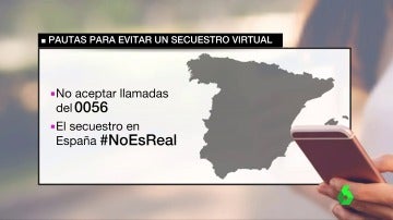 Pautas para evitar un secuestro virtual