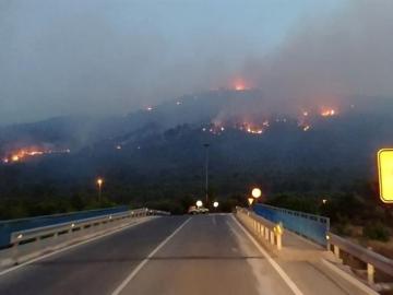 Incendio en la localidad murciana de Calasparra Incendio en la localidad murciana de Calasparra