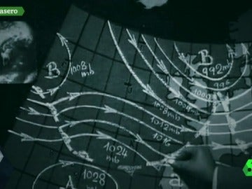 Antiguo mapa del tiempo en la televisión Antiguo mapa del tiempo en la televisión