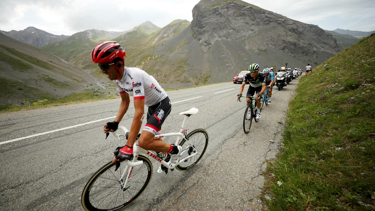 Alberto Contador, en el Tour