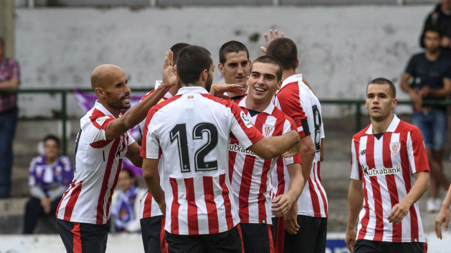El Athletic celebra un gol
