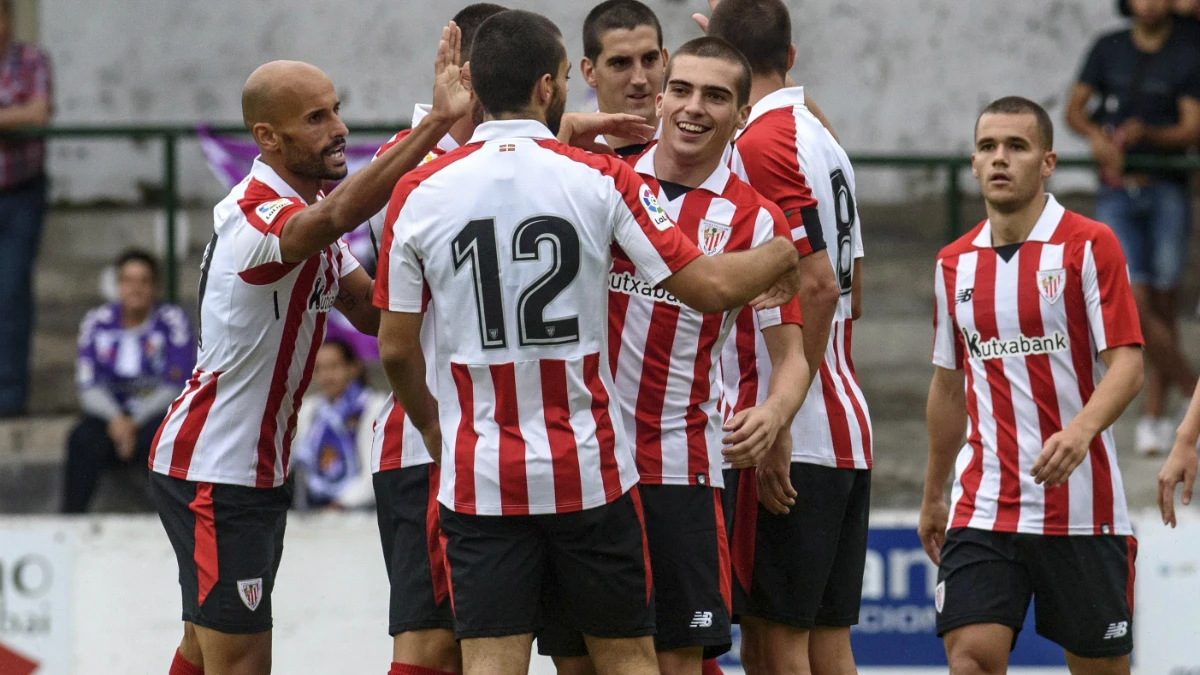 El Athletic celebra un gol