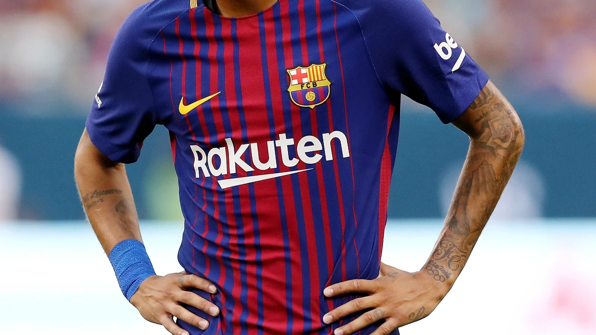 Neymar, con el Barcelona