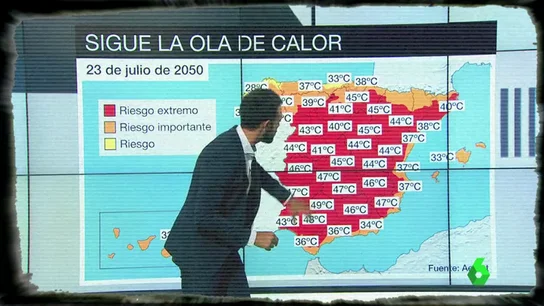 Un ejemplo de una previsión meteorológica del futuro ¿Calor o frío extremo? Noches de hasta 40 grados y olas de calor de más de 15 días serán las previsiones del 2050