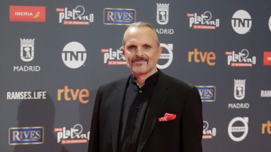 Miguel Bosé Alfombra roja Premios Platino 2017
