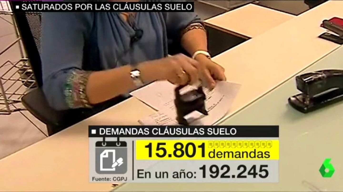 Saturaci&oacute;n por las cl&aacute;usulas suelo