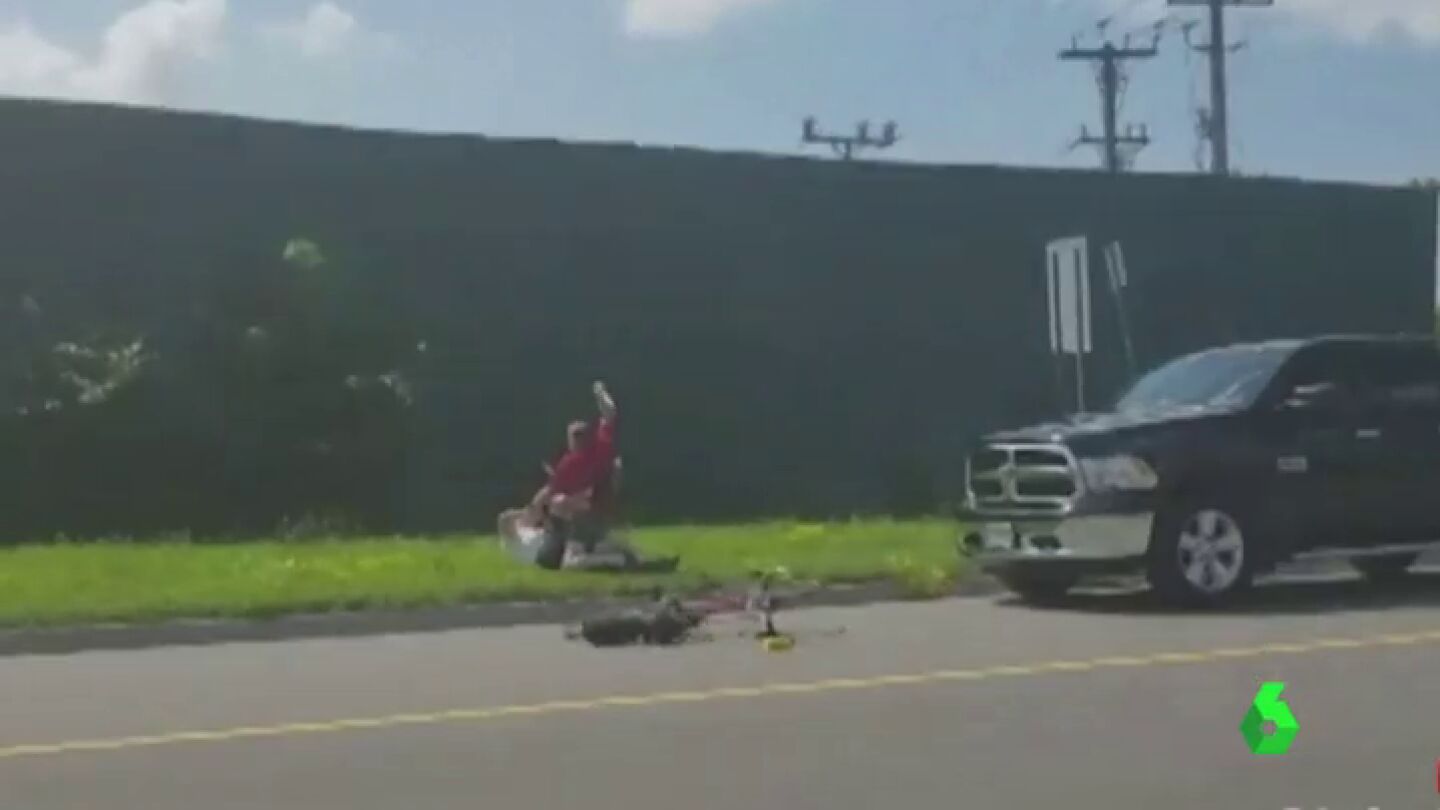 Un ciclista recibe una brutal paliza en Canad&aacute;
