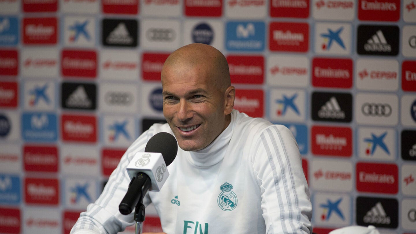 Zidane, en rueda de prensa