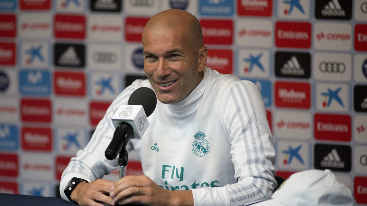 Zidane, en rueda de prensa