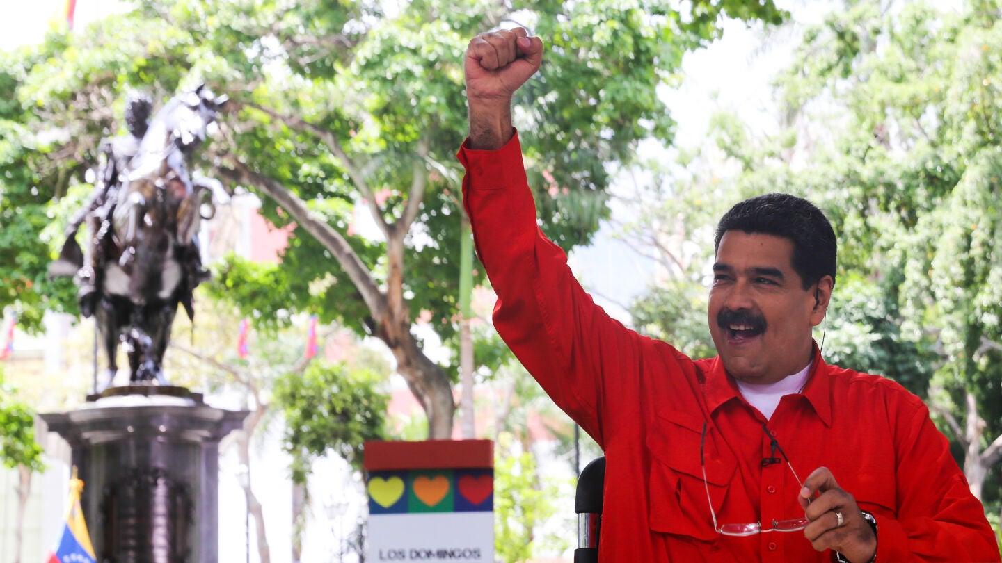Nicol&aacute;s Maduro en un acto del Gobierno venezolano
