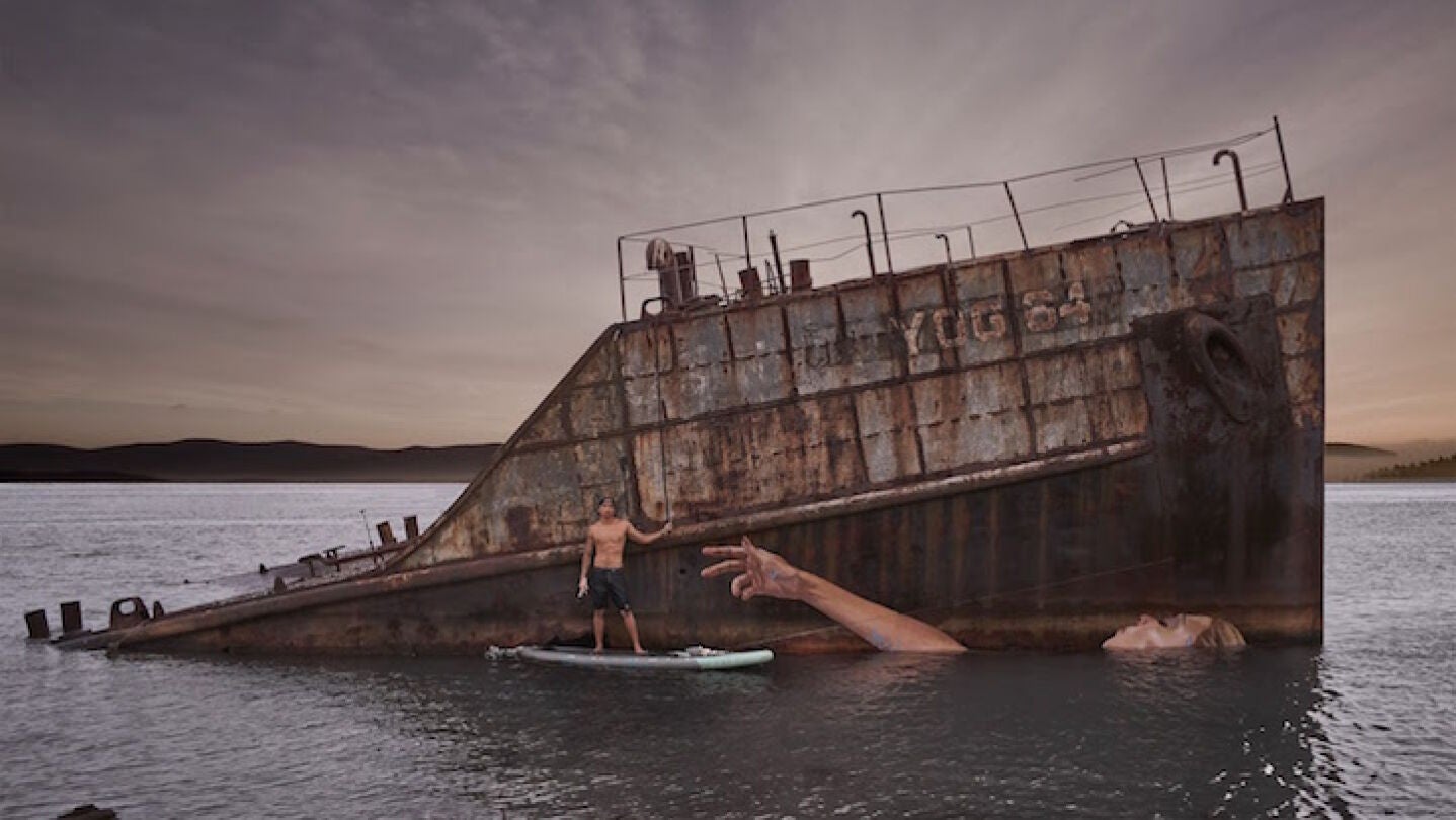 Hula, el artista que mezcla surf y arte