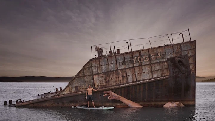 Hula, el artista que mezcla surf y arte