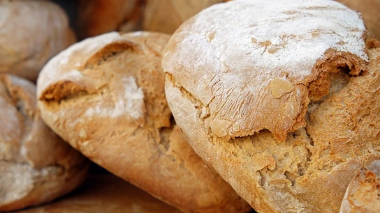 Barras de pan, imagen de archivo El consumo de pan aporta un gran valor nutricional