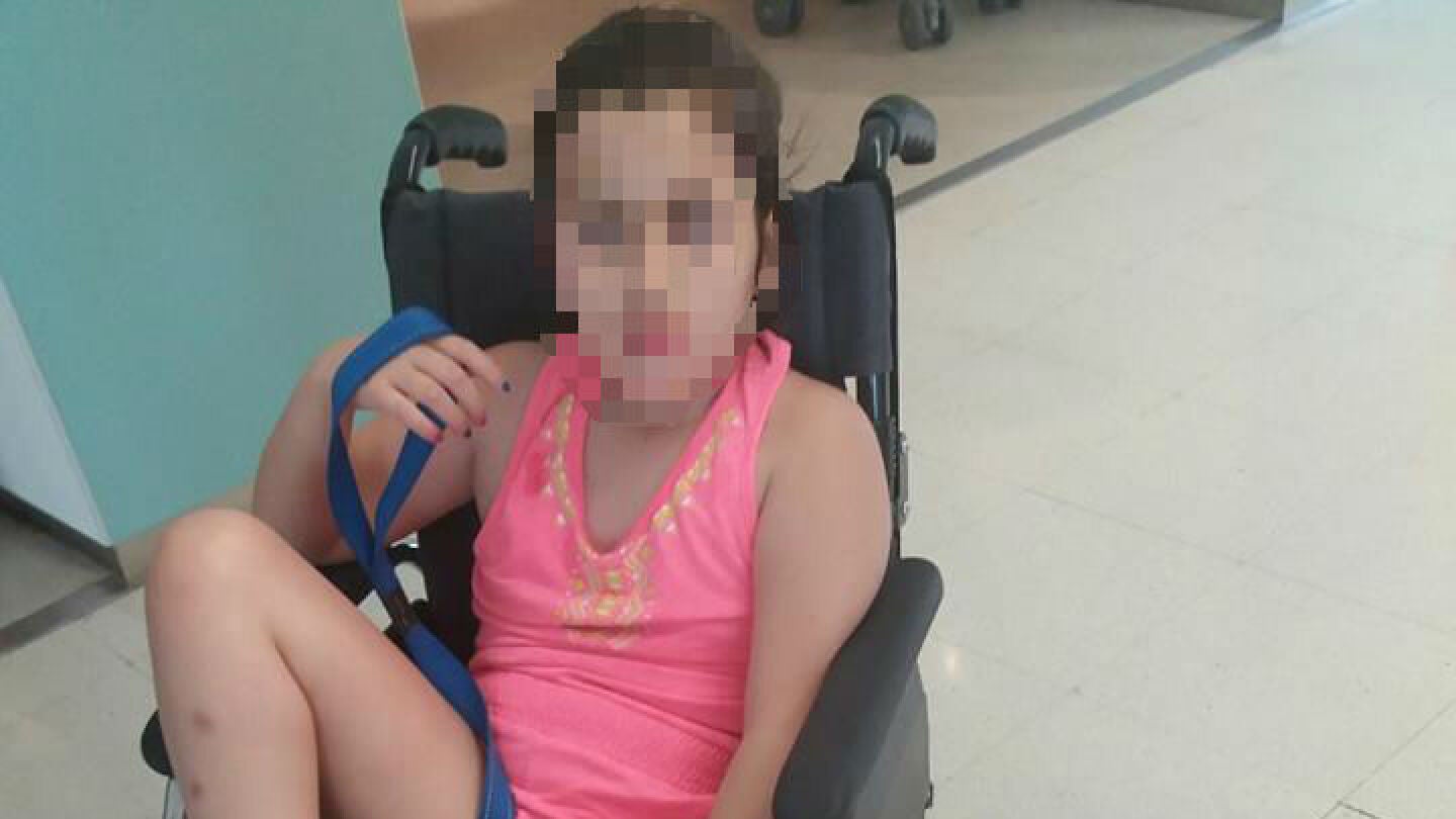 Luc&iacute;a, la menor que sufre DIPG