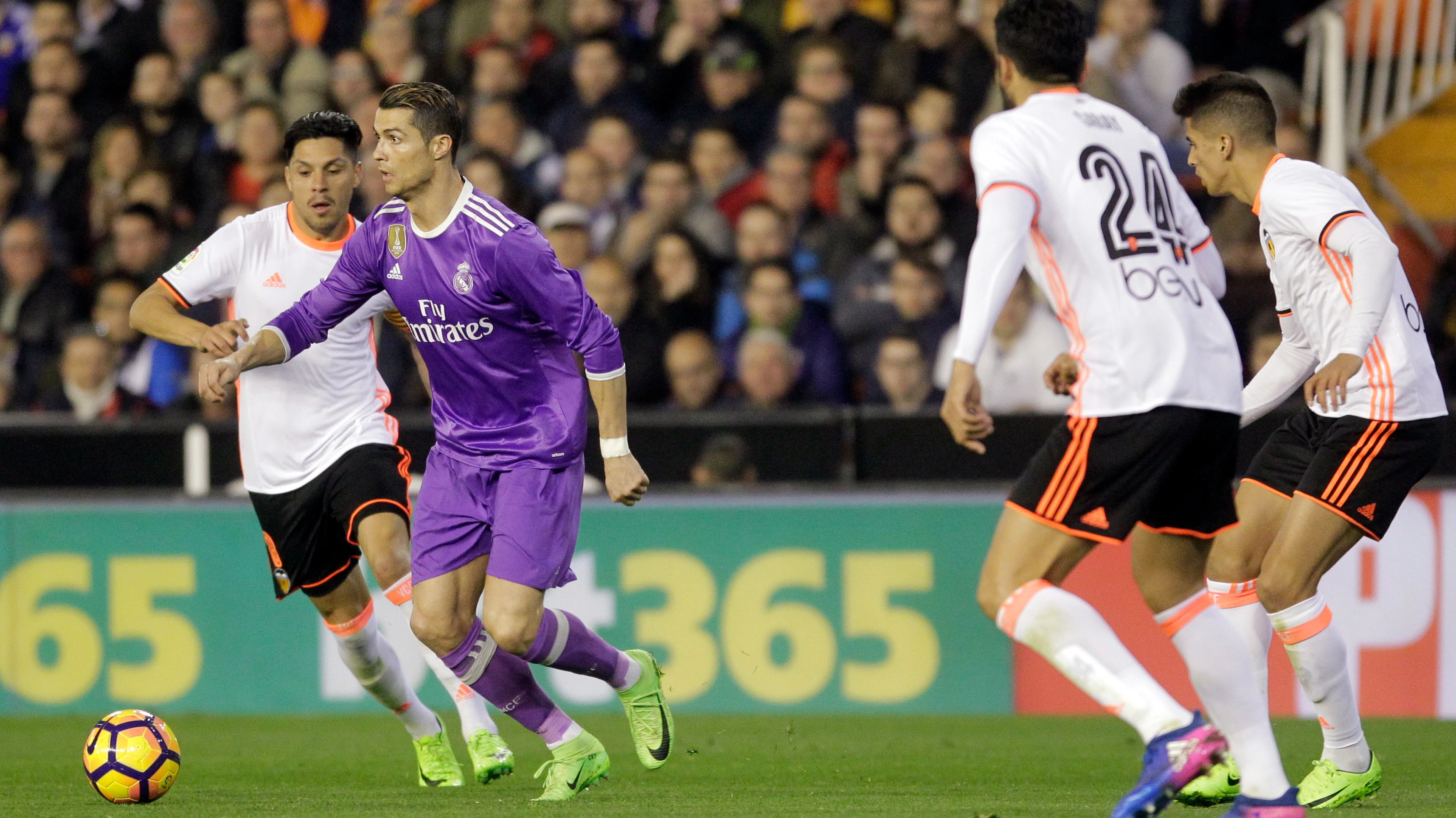 Imagen del Valencia - Real Madrid de la temporada pasada
