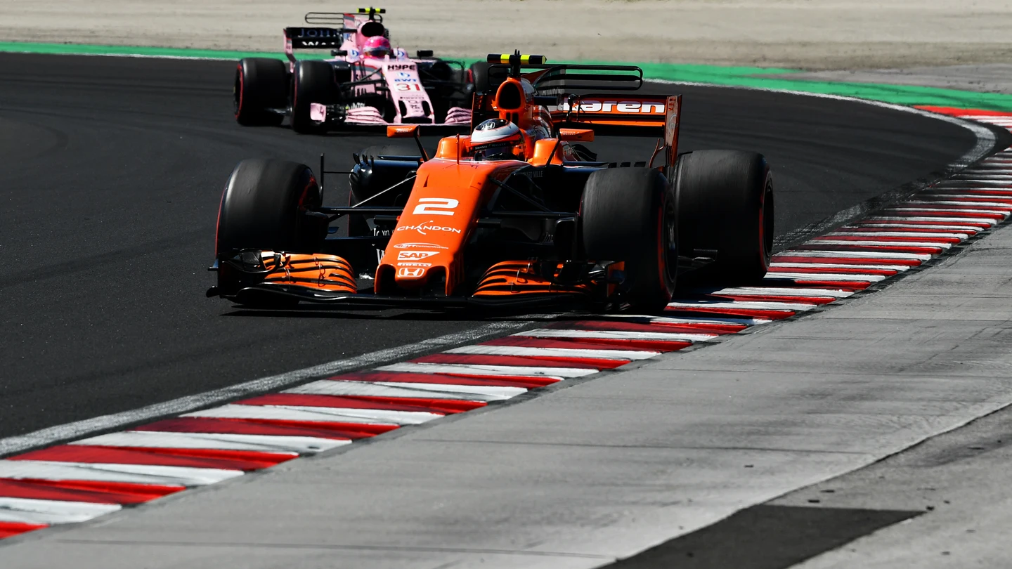 Vandoorne, durante el GP de Hungría Vandoorne, durante el GP de Hungría