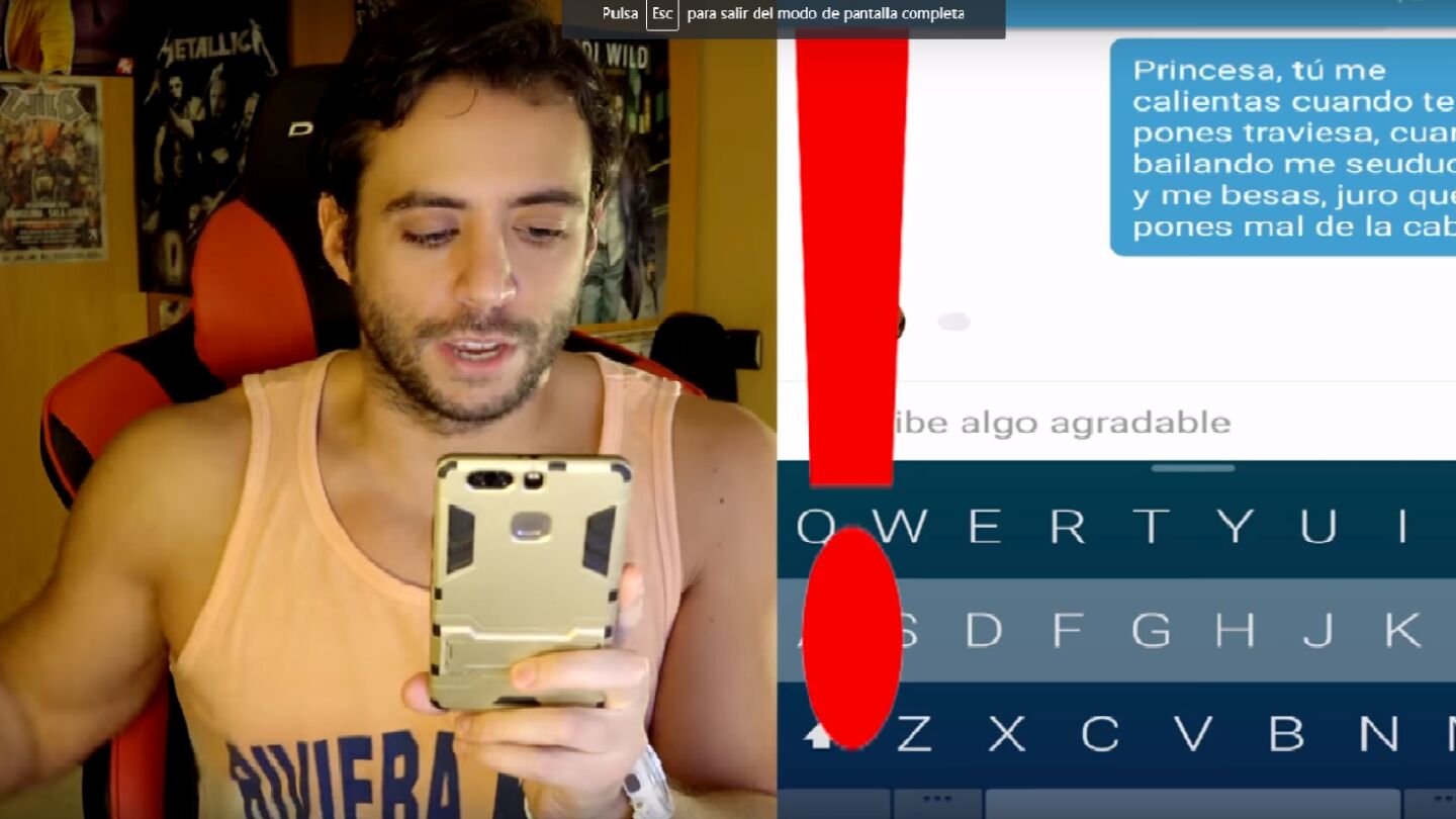 Jordi Wild , el yotuber que se r&iacute;e de las chicas ligando con ellas con frases de reguet&oacute;n a trav&eacute;s de Lovoo. 