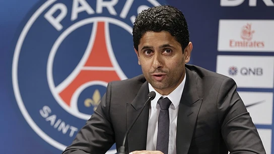 El presidente del PSG, Nasser Al Khelaifi El presidente del PSG, Nasser Al Khelaifi