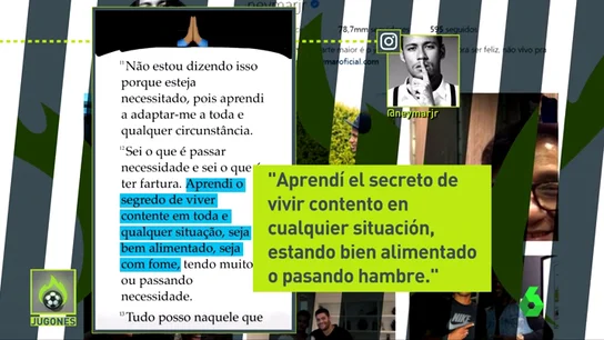 El bíblico mensaje de Neymar en Instagram que confirmaría su marcha del Barça al PSG El bíblico mensaje de Neymar en Instagram que confirmaría su marcha del Barça al PSG