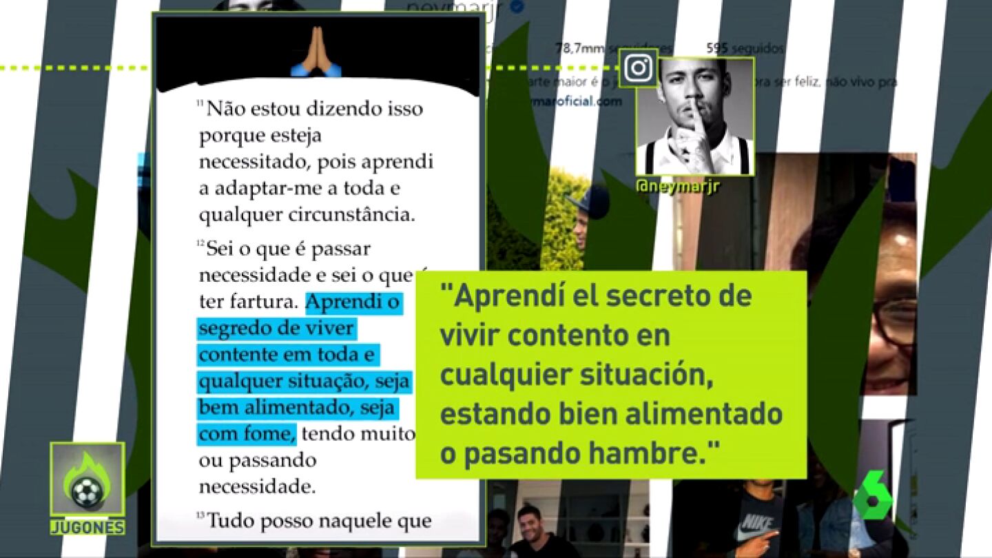 El b&iacute;blico mensaje de Neymar en Instagram que confirmar&iacute;a su marcha del Bar&ccedil;a al PSG
