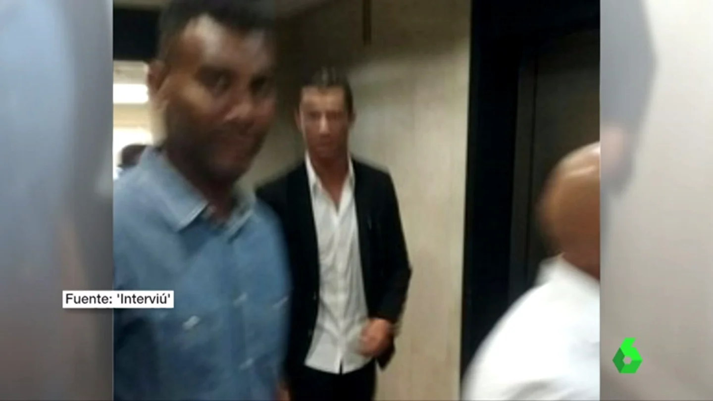 Las únicas imágenes de Cristiano Ronaldo en los juzgados Las únicas imágenes de Cristiano Ronaldo en los juzgados