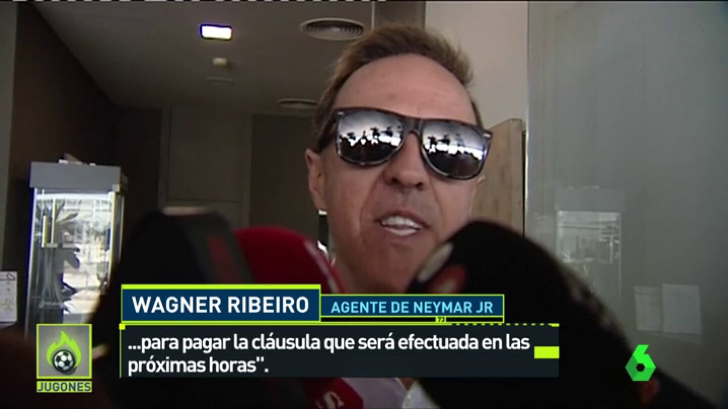 El agente de Neymar confirma que el jugador se va: "Vamos a pagar la cl&aacute;usula" 