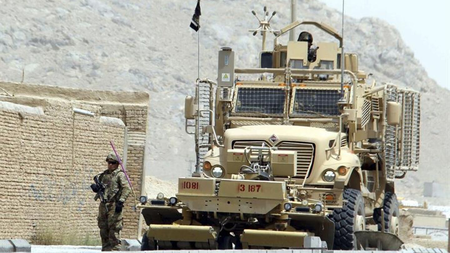 Convoy de la OTAN en Afganist&aacute;n