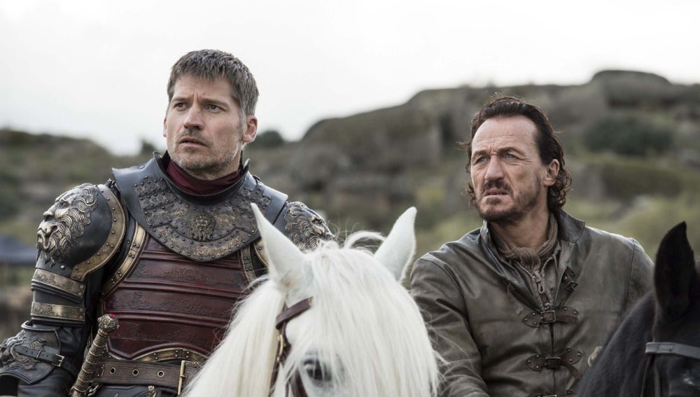Jaime Lannister y Bronn reunidos en 'Juego de Tronos'