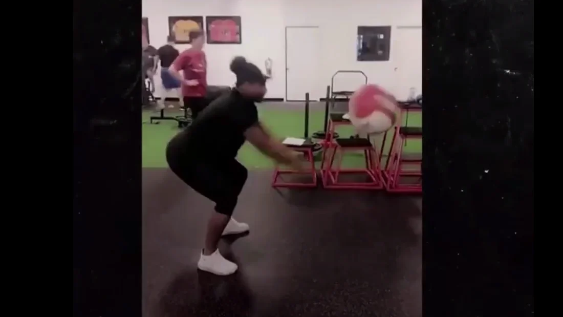 Brutal entrenamiento de Serena Williams Brutal entrenamiento de Serena Williams