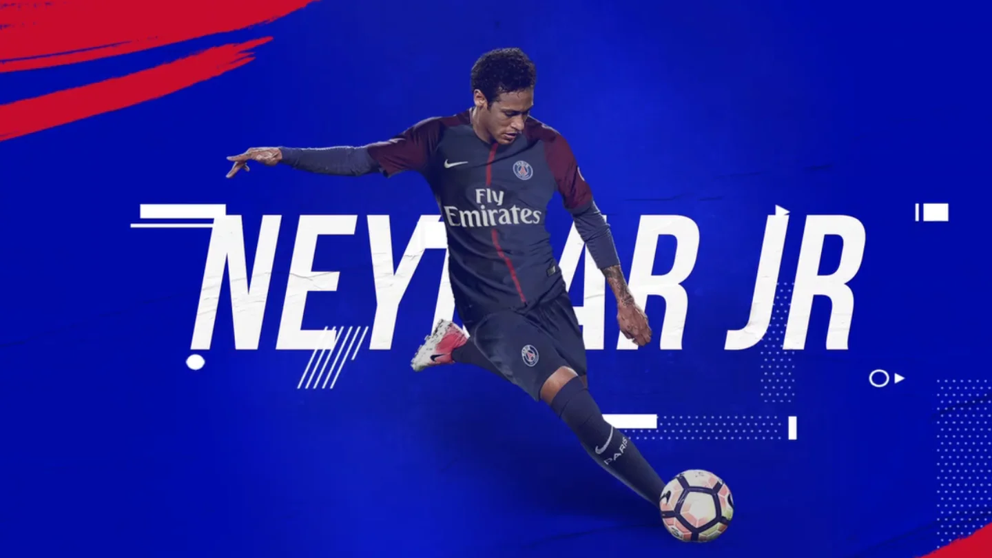 Neymar, con los colores del PSG Neymar, con los colores del PSG