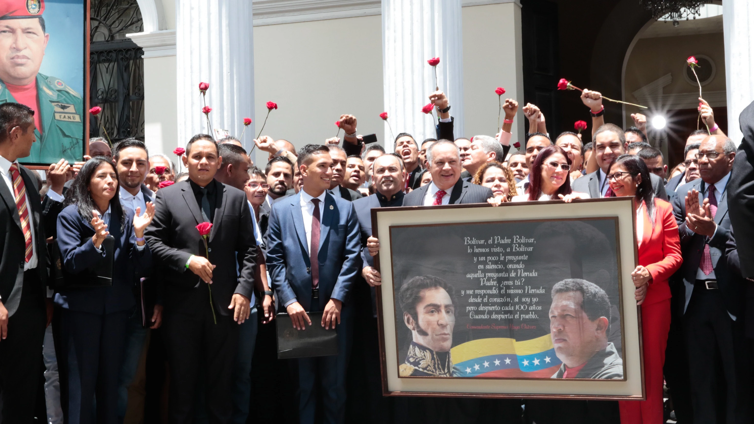 Chavistas marchan para apoyar instalación de la Asamblea Constituyente