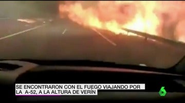 El grupo Amparanoia se mete de lleno en el fuego desatado en Ourense mientras viajaba