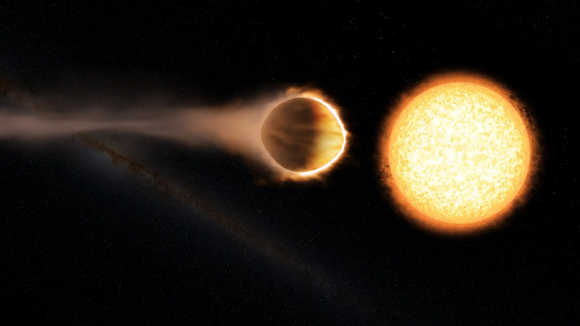 El Hubble detecta la primera estratosfera de un exoplaneta