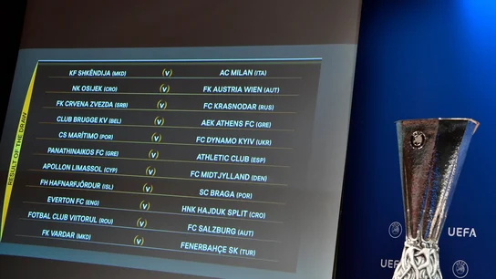 Así han quedado los duelos de Europa League Así han quedado los duelos de Europa League