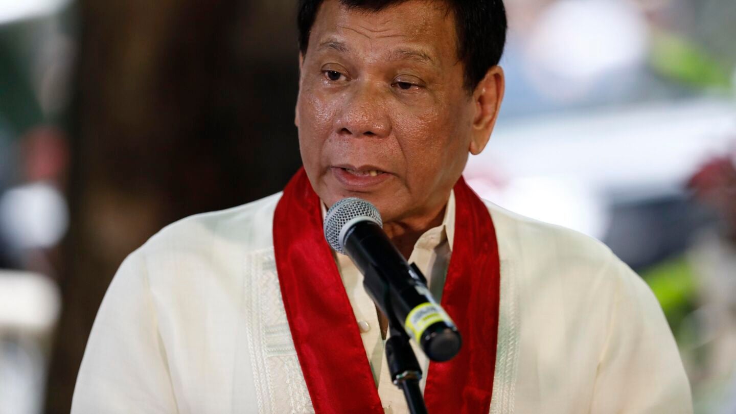Duterte, presidente de Filipinas.