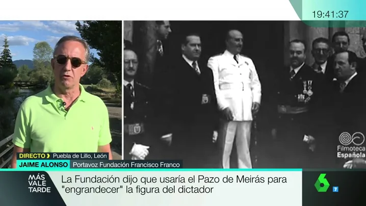 Jaime Alonso, portavoz Fundación Francisco Franco